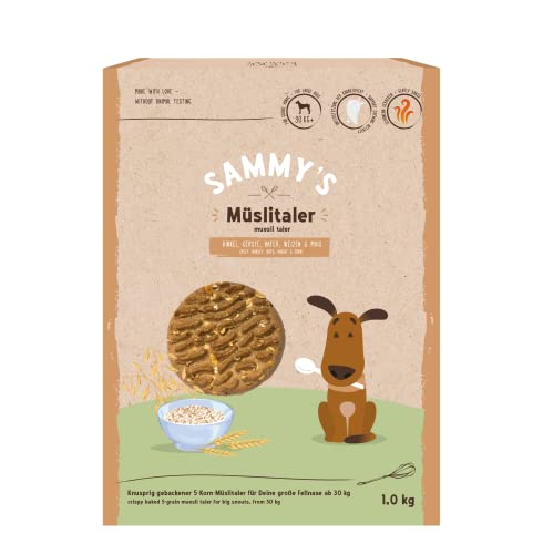 Sammy's Müslitaler Crujiente, 5 Granos horneados para tu Gran Nariz (a Partir de 30 kg), 1 kg