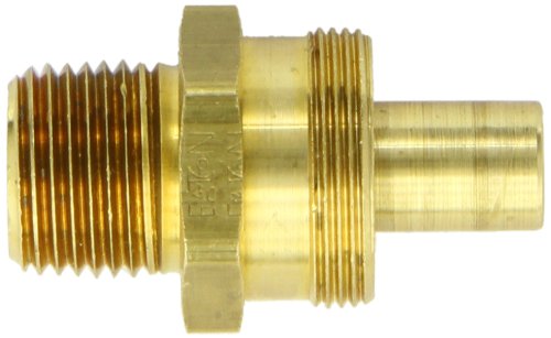 Image of EATON Weatherhead 1391X8X8 Insert Fitting, Body Only, CA360 Brass, 1 /2 inch Hose ID, 1 /2 inch Pipe Size