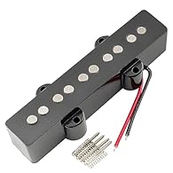 Fits 5-string J-Bass style electric bass, bridge position Classic vintage style J-Bass pickup, featuring Alnico V rods, brings 60's mellow bright Jazz sound, a truly authentic vintage tone that you would expect from high-end instruments Polepiece spa...