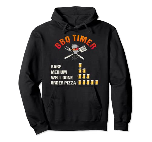 Funny BBQ Timer, Barbecue, Grill, Grilling Pullover Hoodie