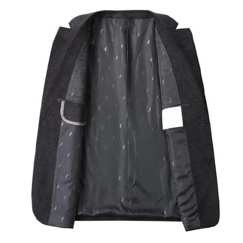 Men's Oversize Blazer Casual Single Breasted Open Front Long Sleeve Lapel Suit Jacket4