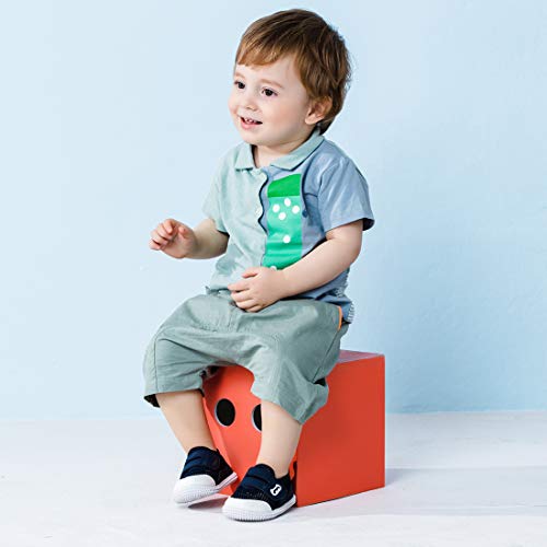 Bmcitybm Baby Walking Shoes Infant Sneakers Girls Boys Mesh First Walkers Shoes 6 9 12 18 24 Months Navy Size 6-12 Months Infant #TOP2