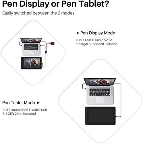 MESA DIGITALIZADORA HUION KAMVAS GS1331-B (COSMO BLACK)