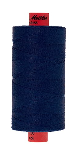 Hilo de poliéster Mettler, 1000 m, azul miniatura 1