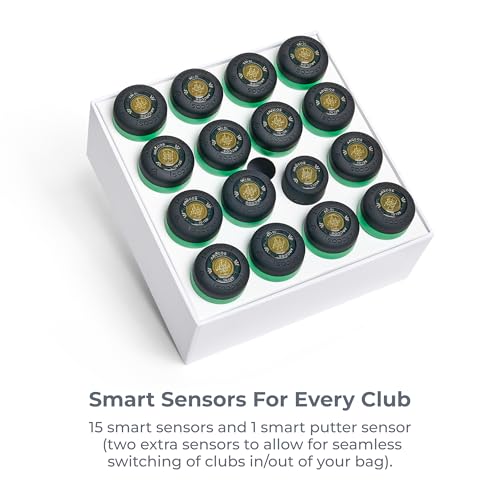 Image of Arccos Smart Sensors: Automatic Golf Game Tracking System, A.I. Powered GPS Rangefinder & Smart Club Distances
