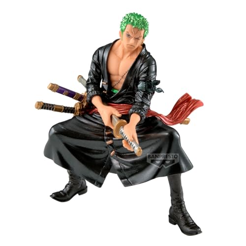 Banpresto Figurine d'action Roronoa Zoro One Piece - King of Artist - Special Ver. 18 cm - PZ69658P Multicolore - Figurine à Collectionner - Idéal pour Les...