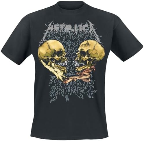 Metallica Sad But True Hombre Camiseta Negro Vorne Bedruckt, Hint...