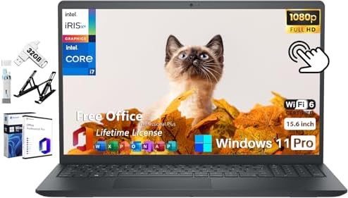Dell Inspiron 15 3530 Business Laptop, 15.6" FHD LED Touchscreen,...