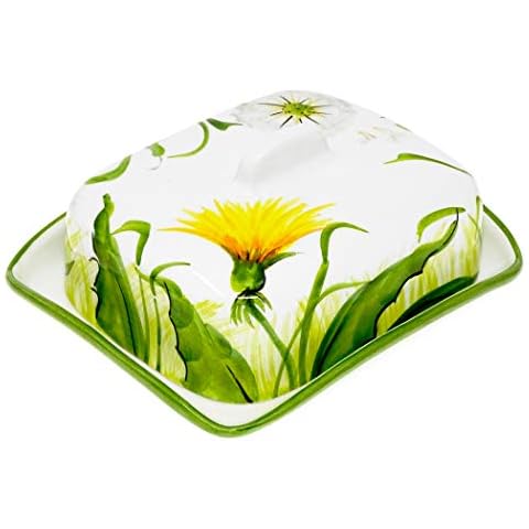 Lashuma Keramik Butterdose 18x14 cm Cover