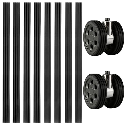 Thinp 8 Pcs Luggage Wheel Covers, Silicone Luggage Wheel