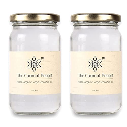 The Coconut People 100% Certified Organic Cold Pressed Virgin Coconut Oil (1 Litre)