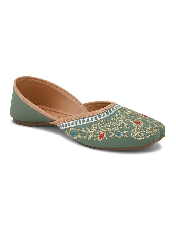 Image of XE Looks Flat Comfortable, Trend & Fancy Punjabi Jutti For Women & Girls