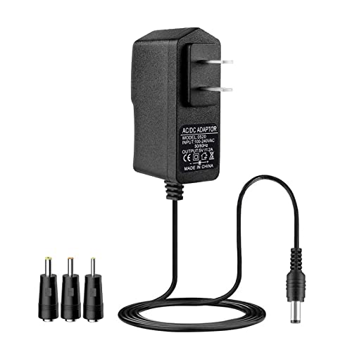 5V AC Power Cord Adapter Charger Compatible for Philips, Skylight, HP, Aluratek, BSIMB Smart Digital Picture Frame Cameras Power Supply Cable (Not for 9V or 12V)