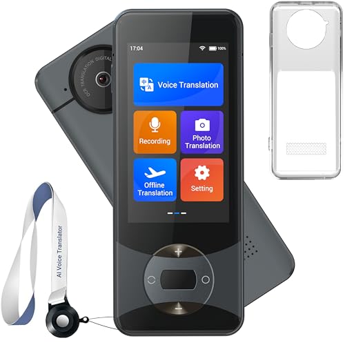 ANFIER W10 AI Translation Device, Real Time Language Translator No