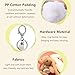 YILANFULL Bunny Bag charm Plush Rabbit Keychain Cute Kawaii Smiling Face Cloud Keyring Purse Backpack Handbag Tote Charms Bookbag Decorations (Brown)