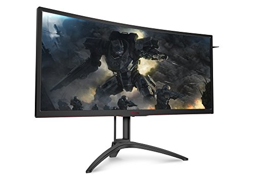 AOC AGON AG352UCG6 Monitor Gaming da 35', WQHD 3440 X 1440, 120Hz, HDMI, 2 Porte USB, Nero, 35 pollice, 4K 120Hz