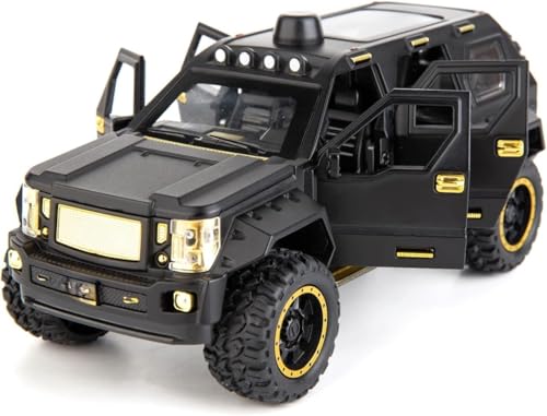 KRIREEN G-Patton 1:24 Scale Big Diecast Model Metal Pull Back Toy car for Kids with Openable Doors & Light, Music Toy Vehicle for Kid (Multi Color),(G