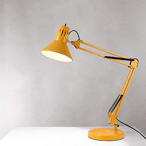 Preisvergleich Produktbild LIIYANN Augenschutz Tischlampe, American Study Room Plug-in Bürobeleuchtung, langarmige Klapp-Schreibtischlampe. Geeignet für Schlafzimmer / Studie / wohnzimm