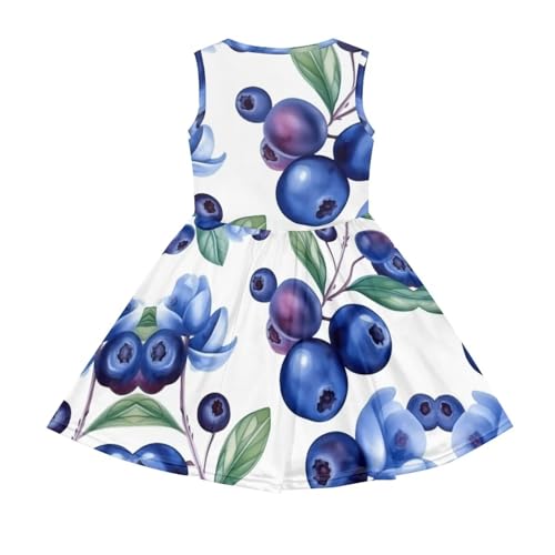 Loose Fit Casual Sleeveless Dresses for Girls Swing Flowy Soft Cute Summer Twirly Sundress with Side Pockets2