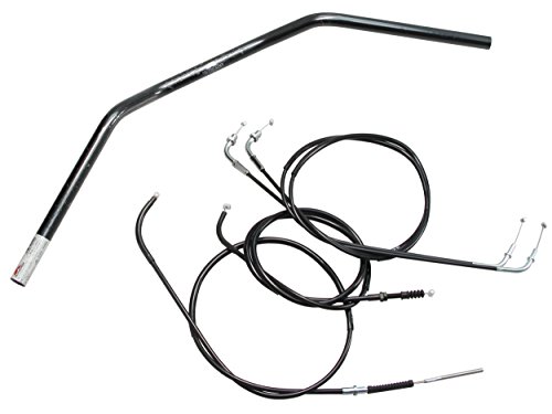 ハリケーン ハンドルセット トラッカーロー ブラック '95~'99 エストレヤRSカスタム H711-043B