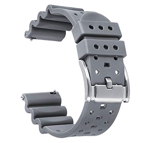 Bracelet de montre en caoutchouc 22mm 20mm 24mm interchangeable homme