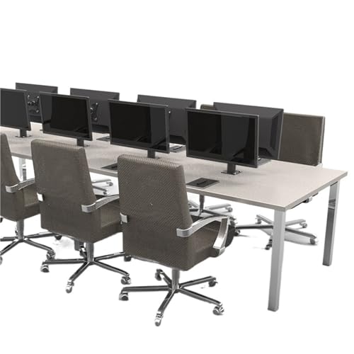Support écran salle de conférence face à face double moniteur