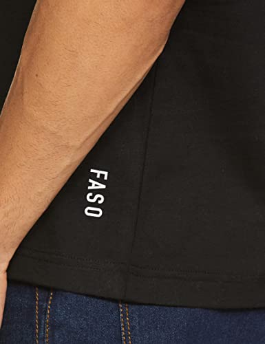 Image of F A S O Mens Organic Cotton V-Neck T-Shirt