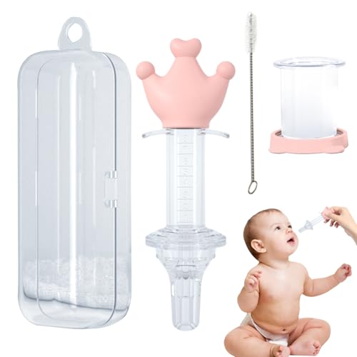 Utensilios De Alimentos Para Bebés - Lindo Distribuidor, Pacifier Therapeutic | Dispositivo Seguro De Medicación, Jeringa Integrada De Mano Para Bebés, Facilitación De Accesorios Prácticos
