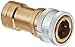 Eaton Hansen 2H6SL Steel ISO-B Interchange Hydraulic Fitting, Sleeve Lock Socket with Valve, 9/16"-18 SAE Female, 1/4" Body