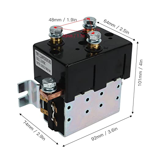 Contacteur d'inversion 24 V 200 A DC182 robuste de DAN&DRE
