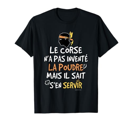 Corse Tête Maure Corsu Humour Homme Femme Corsica T-Shirt