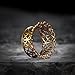 PUNKYOUTH 2PCS Ear Gauges Plugs Hollow Floral Single Flared Tunnels Fashion Expander Stretcher Piercings Brass Gauge Earrings 2g-1
