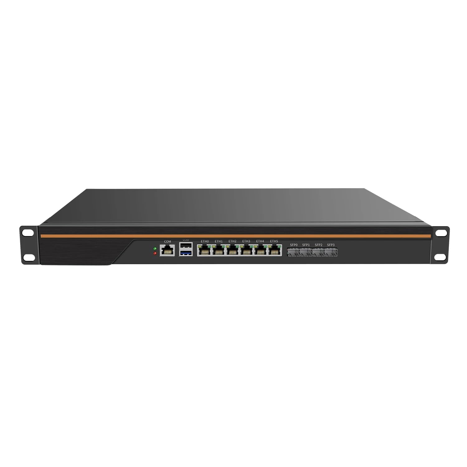 Firewall Hardware, OPNsense, VPN, Firewall Appliance, Router PC, AES-NI, Console, 1U Firewall Server Intel Atom 12 Core C3808 6 LAN 4 SFP+ 10G Support 4G 5G 32GB DDR4 RAM 1TB SSD