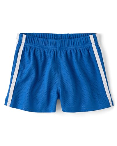 The Children's Place,Girls,Quick Dry Mesh Lined Active Shorts,Cobalt Sea,Medium - image 1