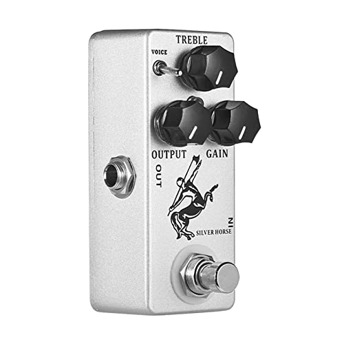 skrskr Silver Horse Overdrive Boost Guitar Effect Pedal Full Metal Shell True Bypass 23 - Les Beatles, Paul McCartney, John Lennon, RIngo Starr, George Harrison skrskr Silver Horse Overdrive Boost Guitar Effect Pedal Full Metal Shell True Bypass 23