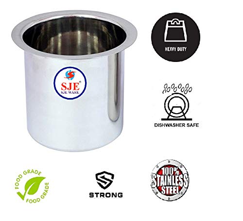Sjeware Heavy Guage Stainless Steel Gunj (Milk Container, Boiler, Milk Pot), Size: 600 ml - Image 3