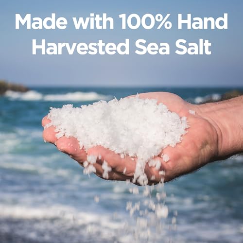 Cornish Sea Salt - Crystals - Crunchy Mineral Crystals with Calcium, Potassium and Magnesium and Reduced Content of Sodium - Spices for Cooking, Cooking Salt - 75g