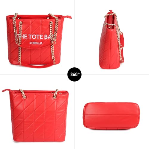 Image of Chinllo Tote Bag for Women, Medium Top Handle Handbags Purse