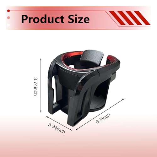 Portavasos multifuncional para carro 2 en 1 con soporte para celular miniatura 2