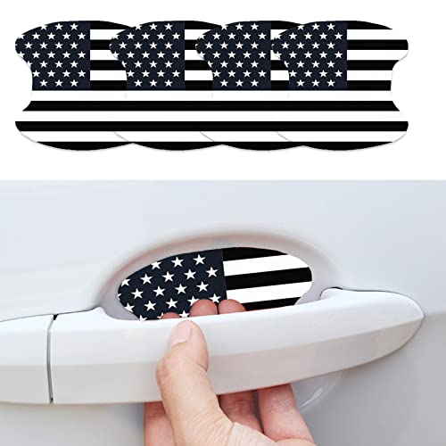 HAOBO 4PCS Car Door Handle Cup Scratch Protectors, Car Door Handle Protector, Anti-Scratch Vehicle Door Cup Protector, Car Exterior Accessories Car Door Handle Protective Film Universal for Most Cars