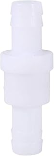 12mm Check Valve, Plastic Inline Check Valve, One Way Non Return Check Valve for Water Fuel Gas Liquid Air