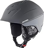 ALPINA Unisex - Erwachsene, SPICE Skihelm, grey matt, 55-59 cm