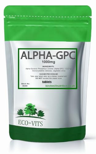 Alpha GPC 99% 1000mg 30 Tablets Cognitive & Memory Support by ECO-VITS