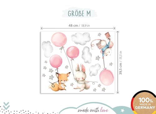 Sticker mural bébé avec lapin et étoiles pour des nuits douces - 5
