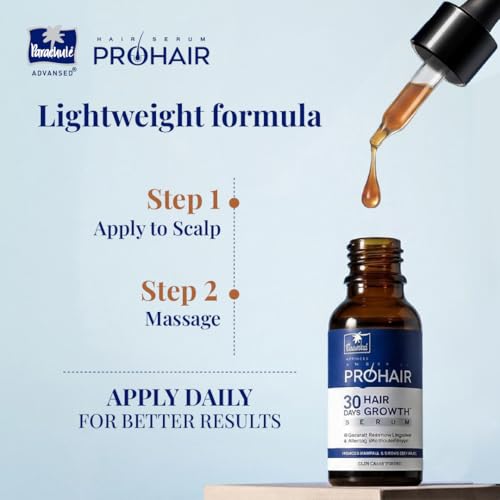Image of Parachute Advansed 30 days Pro hair Growth Serum | Starts Working From Roots in 14 Days| With Rosemary, Anagain, Redensyl, Kopexil | Reduces Hair fall | Grows New Hair | For Men & Women, 30ml