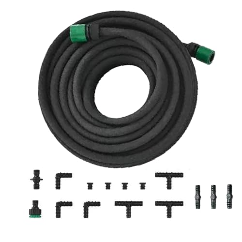 Tropfschlauch Set, Perlschlauch für Bewässerung Gartenschlauch für Tropfbewässerung Perlschlauch Gartenbewässerung Gartenschlauch für Wasserschlauch, Gärten, Rasen, Terrassen 15M Tropfschlauch Set, Perlschlauch für Bewässerung Gartenschlauch für Tropfbewässerung Perlschlauch Gartenbewässerung Gartenschlauch für Wasserschlauch, Gärten, Rasen, Terrassen 15M