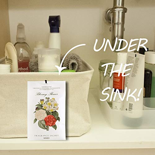 MYARO Sachets for Drawers and Closets, 12 Packs Rose Sachet Bags Closet