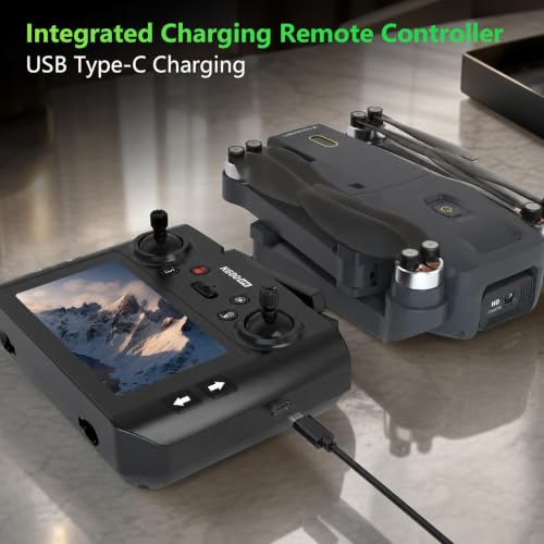 Image of GPS Drone with EIS 4K Camera, 4.5 inch FPV Screen, 5GHz Transmission Foldable Drone with Brushless Motor, Auto Return Follow Me, Gesture Control, Al Track&Orbit Mode for Adults /Kids /Beginners, Under 249g