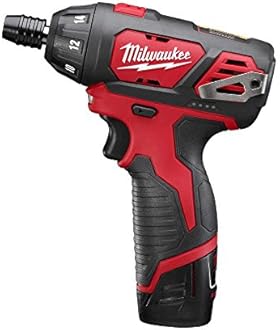 Milwaukee 2401-22 M12 12-Volt Lithium-Ion 1/4 in. Hex Cordless Screwdriver Kit