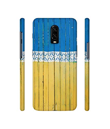 Image of Amazon Brand - Solimo Designer Wooden Pattern 3D Printed Hard Back Case Mobile Cover for Oneplus 6T